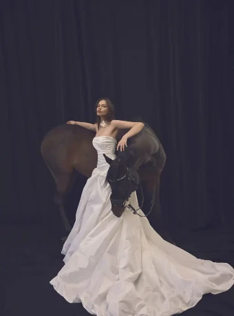 Velaira By Ricca Sposa Price Range: $2999.00 - $8450.00 $7 Ivory thumbnail