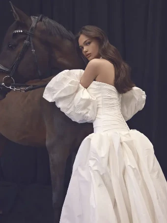 Velaira By Ricca Sposa Price Range: $2999.00 - $8450.00 $1 Ivory thumbnail