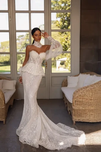 Damaris By Ricca Sposa Price Range: $2999.00 - $8450.00 $0 default Ivory thumbnail