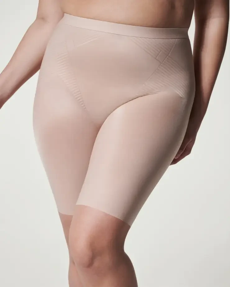 Mid-Thigh Short By Fashionata #1 Champagne/Beige picture