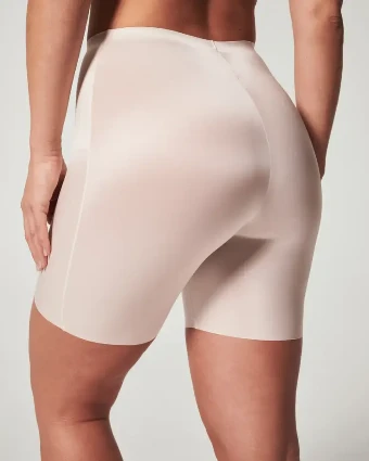 Shaping Satin Mid-thigh Short By Fashionata $1 Linen thumbnail