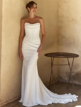 April By Tania Olsen Price Range: $1600.00 - $3200.00 $1 Vintage White thumbnail