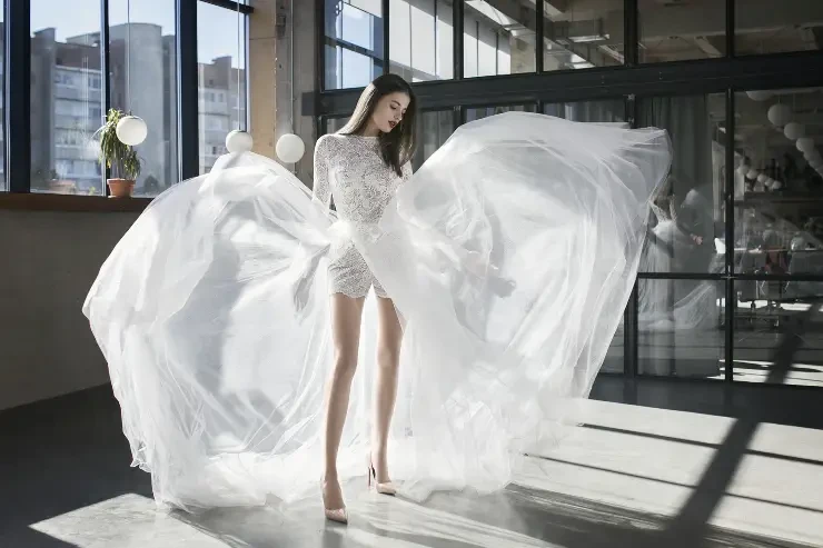 Chiara Dress Only By Tanya Grig #3 default Ivory/Cappuccino picture