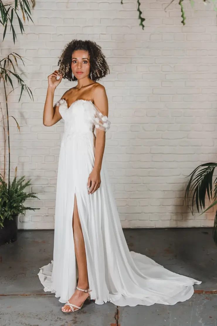 Helena By House of Nicholas Price Range: $2400.00 - $3499.00 #1 default Ivory picture