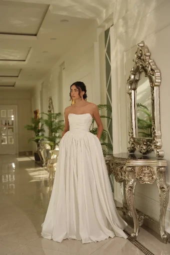 Marcelline By Tina Holly Price Range: $1200.00 - $2200.00 $0 default Off-White thumbnail