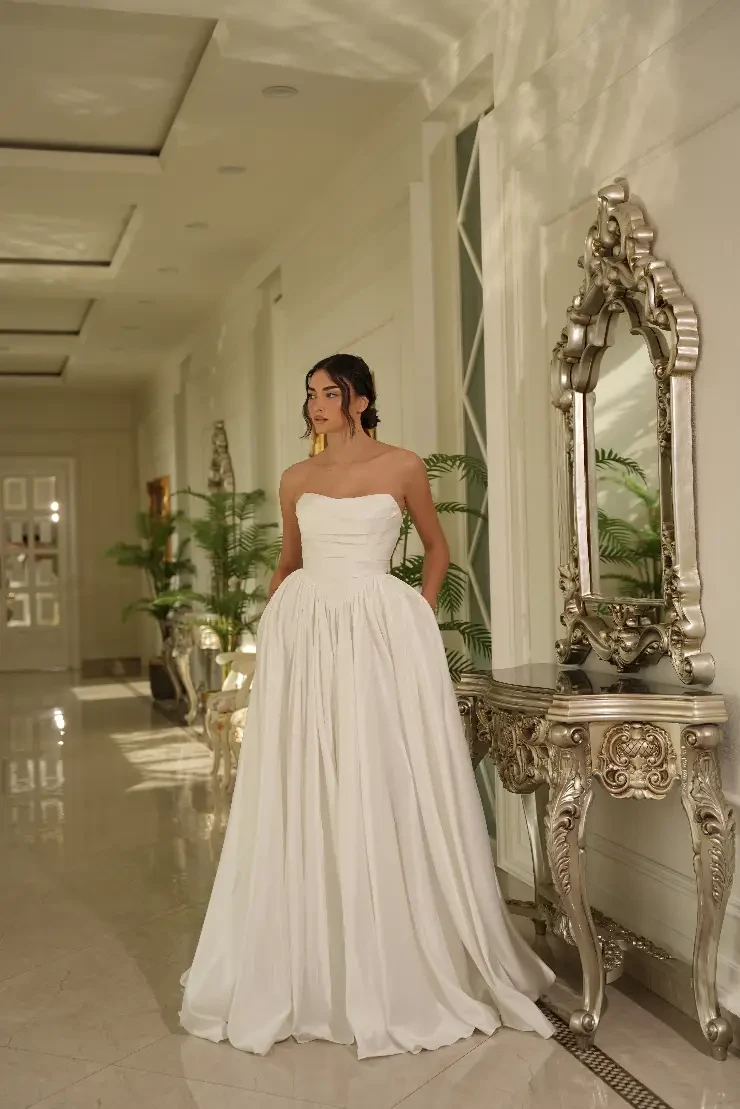 Marcelline By Tina Holly Price Range: $1200.00 - $2200.00 #0 default Off-White picture
