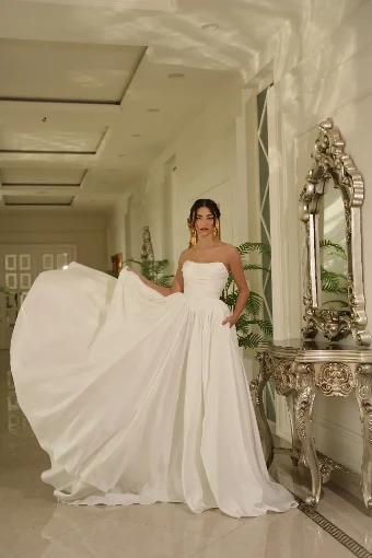 Marcelline By Tina Holly Price Range: $1200.00 - $2200.00 $2 Off-White thumbnail