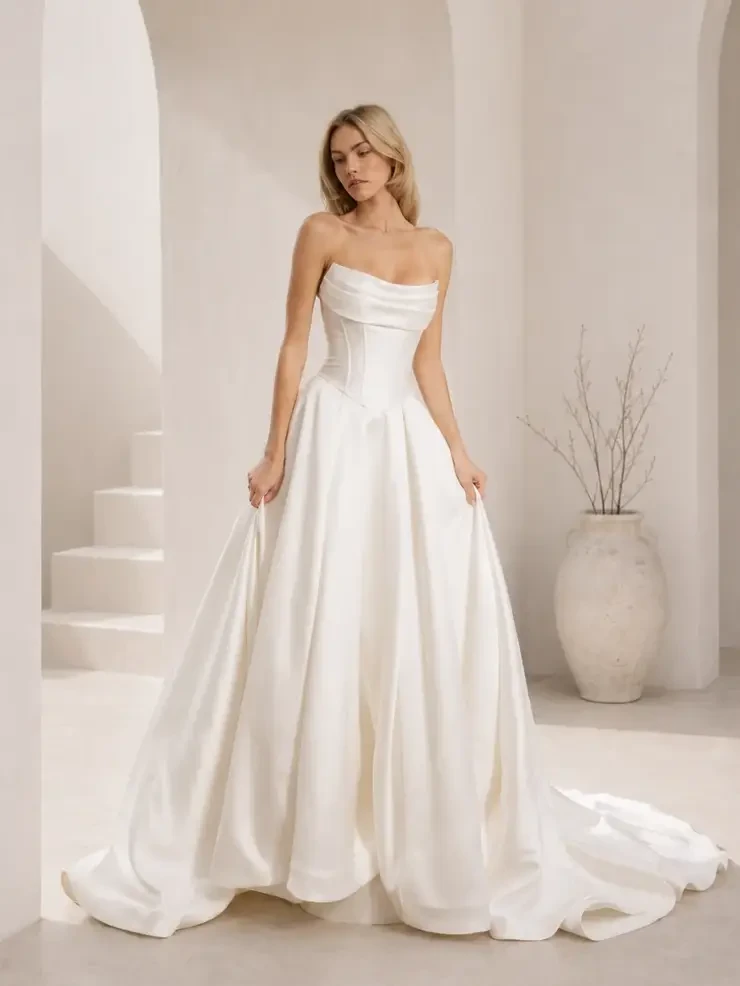 Caity By Orchid Bridal #0 default Ivory picture