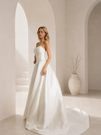 Caity By Orchid Bridal $1 Ivory thumbnail