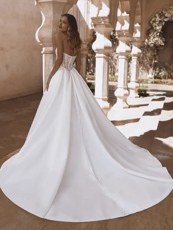 Viola By Enzoani $2 Ivory/Nude thumbnail