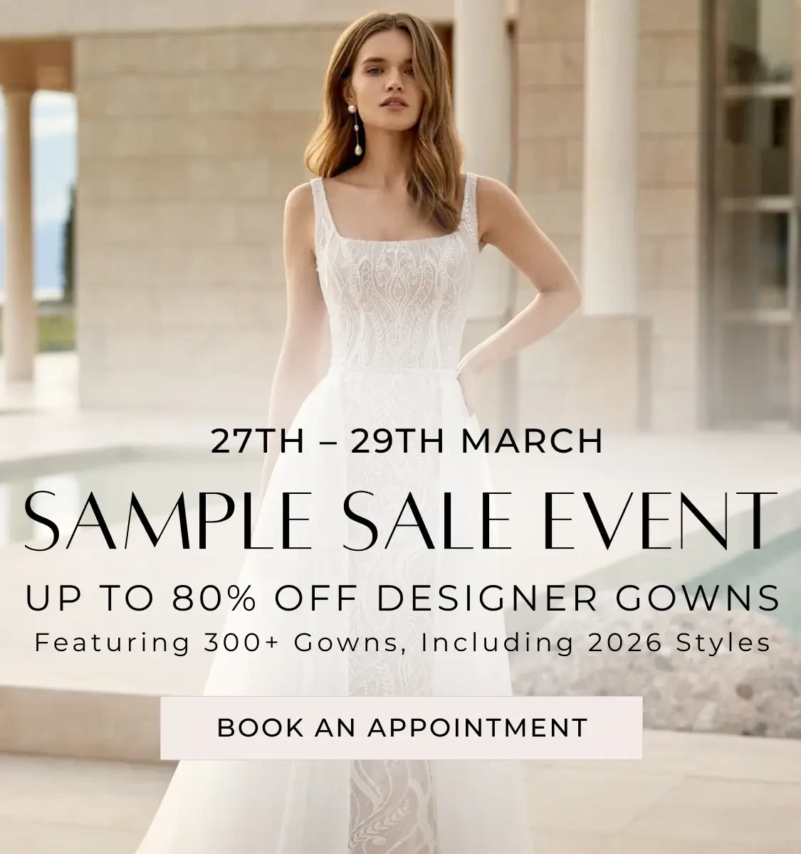 Sample Sale Event Mobile Banner