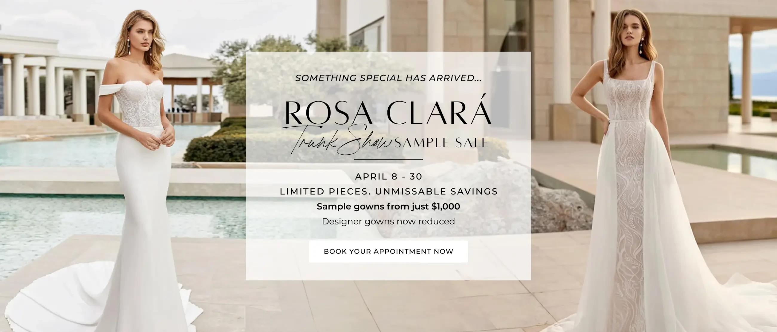 Rosa Clara Trunk Show - desktop image
