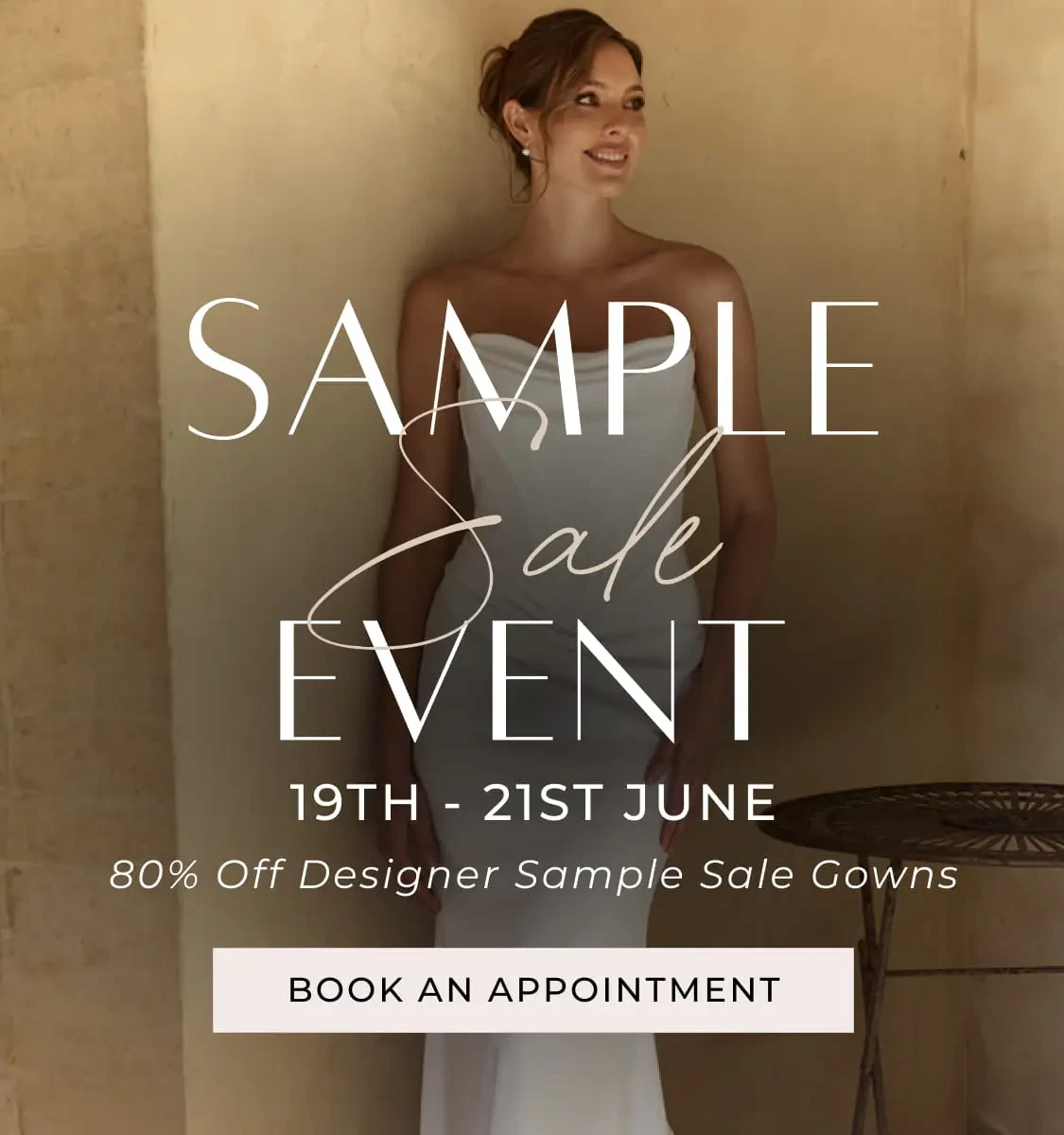 Sample Sale Event - Mobile Banner