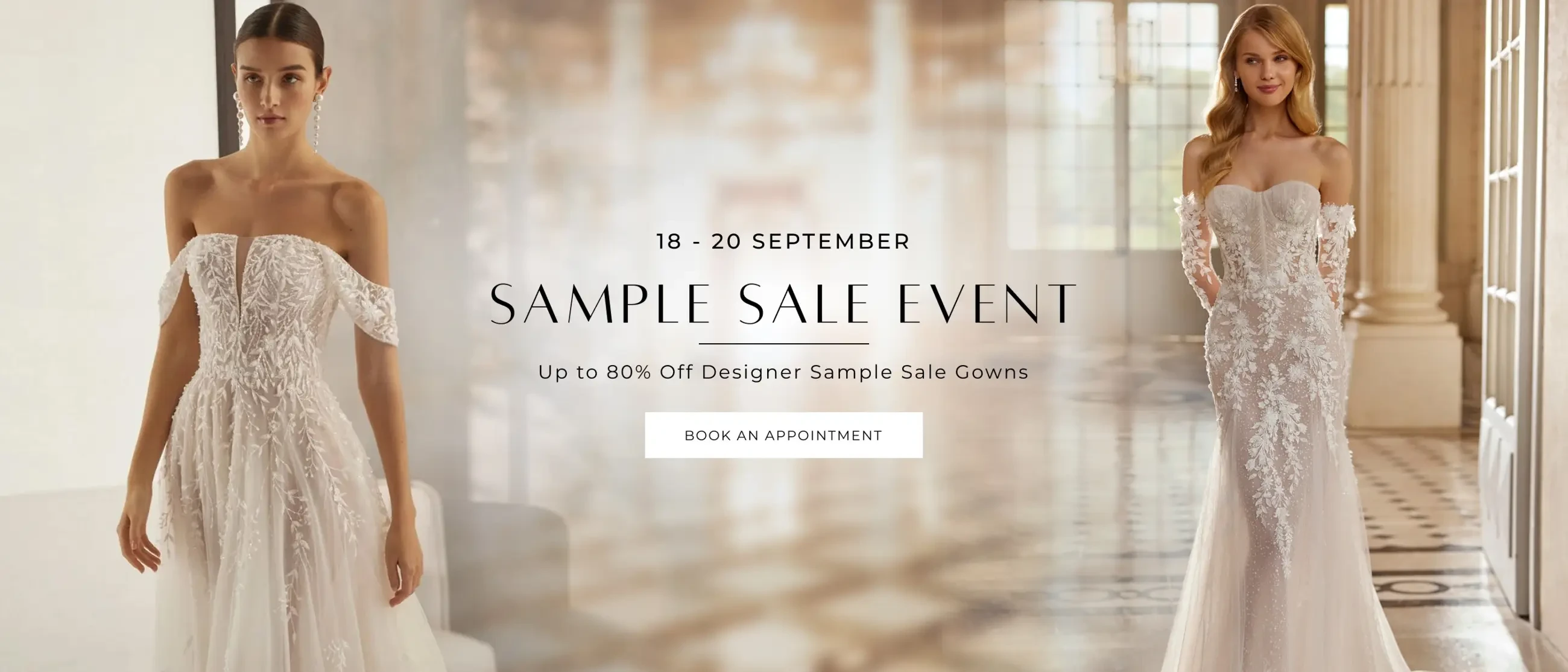 September Sample Sale Banner